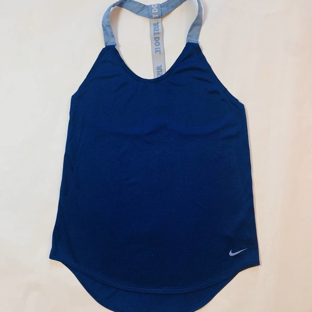 Nike Just Do It Blue Tank Top Size XS Sport